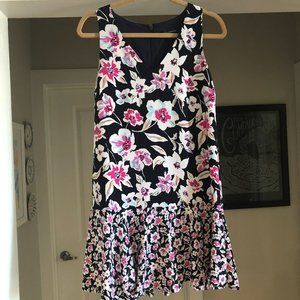Banana Republic Navy/Pink Floral Sundress